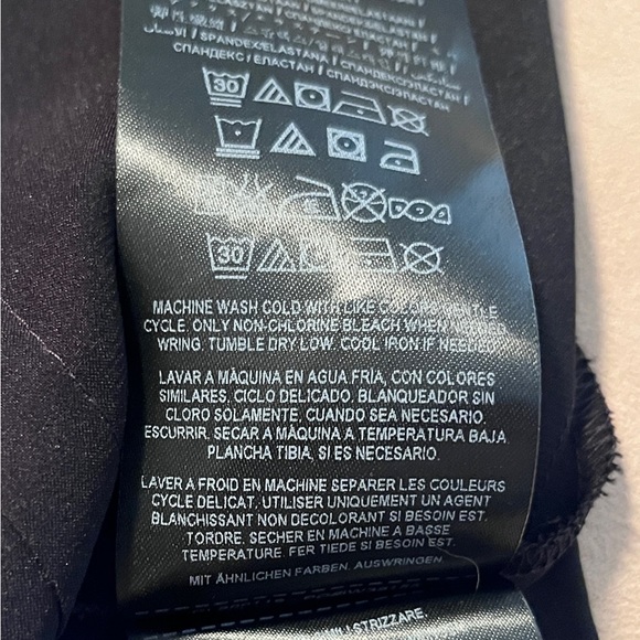 Women’s Guess black satin long sleeve blouse - Picture 9 of 10